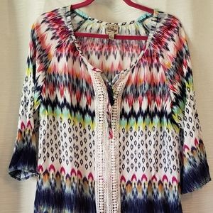 Lightweight 3/4 sleeve top